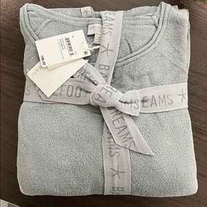 Barefoot Dreams Cozychic Ultra Lite Jersey Pullover wide leg Pants Set  XL NWT